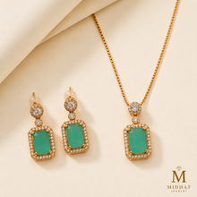 Royal Zircon Pendant Set