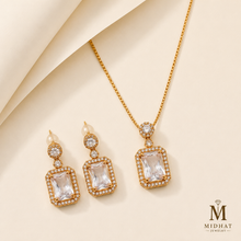 Royal Zircon Pendant Set
