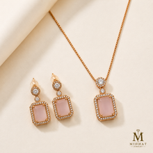 Royal Zircon Pendant Set