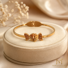 Butterfly Cuff Stainless Steel Bracelet