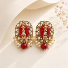 Celeste Pearl Zircon Earrings