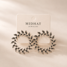 Leaf Hoop Earrings