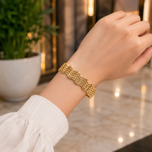 Elegant Woven Stainless Steel Bracelet