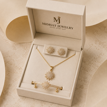 Aurora Zircon Jewelry Set