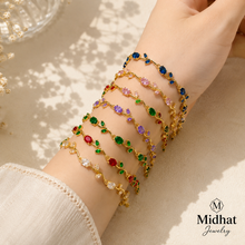 Tulip Zircon Bracelet