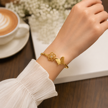 Golden Butterfly Charm Bracelet