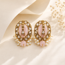 Celeste Pearl Zircon Earrings